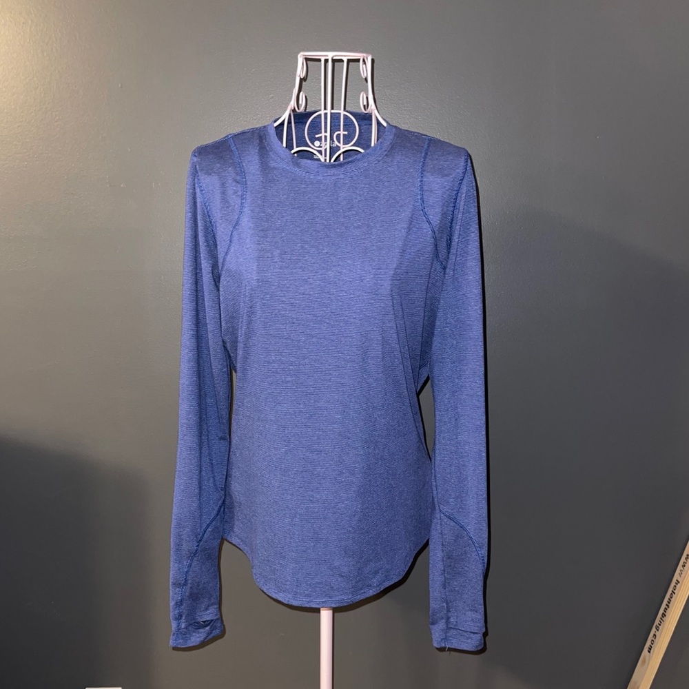 Zella, Blue Long-sleeved tee, size Small